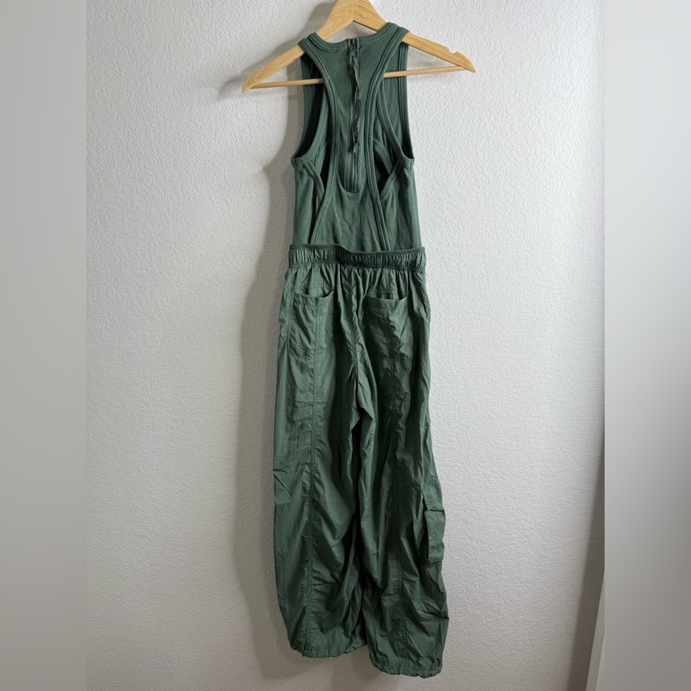 Anthropologie Olive Green Utility Jumpsuit - Picture 13 of 16